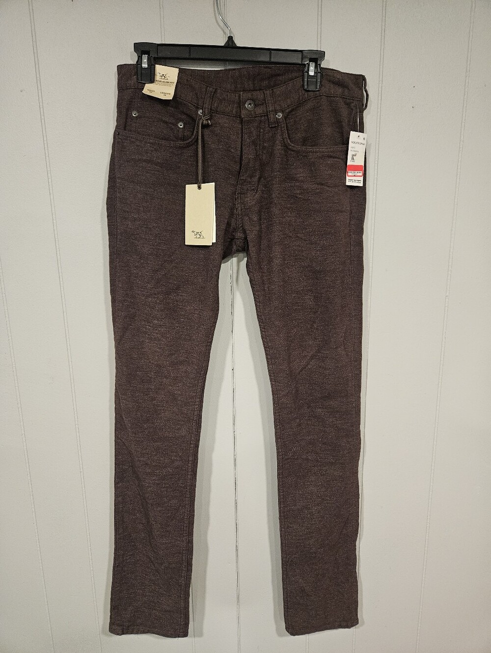 Rodd & Gunn Men's Low Rise Slim Fit Jeans Pants Size 30x34 Chocolate Brown NWT